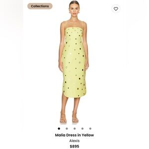 Brand new Alexis Malia Dress in yellow. Still has the tag. Never worn.